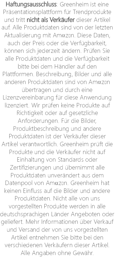 Haftungsausschluss Greenheim